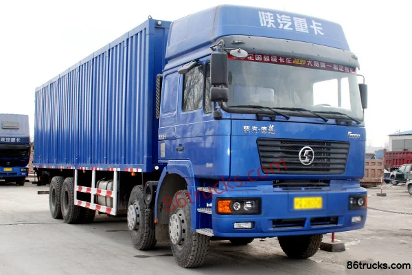 SHACMAN Delong F2000 Heavy Truck 336 hp 8X4(12 wheels) Van Cargo Truck (Standard Version) Exterior