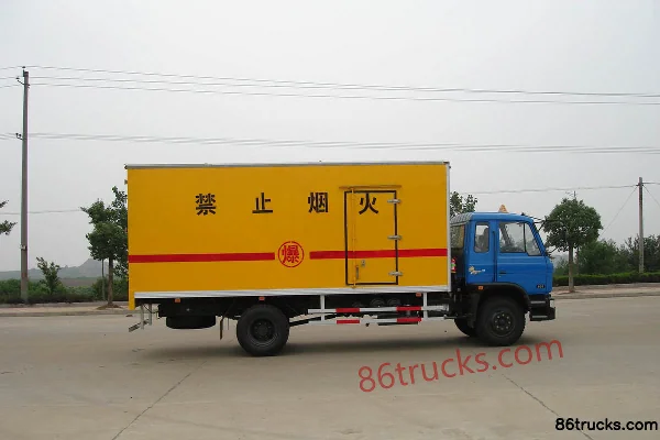 Dongfeng 153 Series 190 hp 4X2(6 wheels) Explosive Material Transport Truck (Zhongchang Brand) Exterior (3) | 86Trucks
