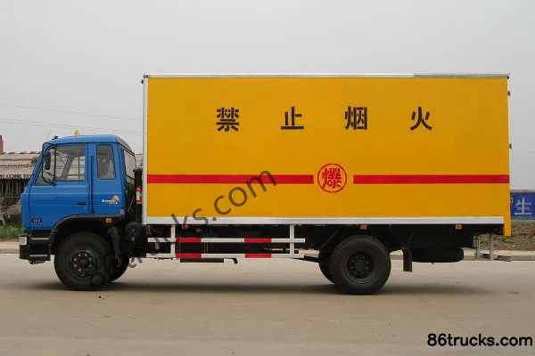 Dongfeng 153 Series 190 hp 4X2(6 wheels) Explosive Material Transport Truck (Zhongchang Brand) Exterior (2) | 86Trucks