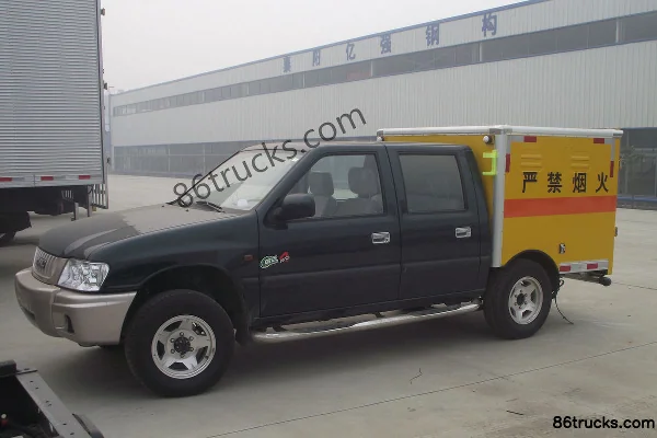 JMC Baodian 92 hp 4X4(6 wheels) Explosive Material Transport Truck (Zhongchang Brand) Exterior (2) | 86Trucks