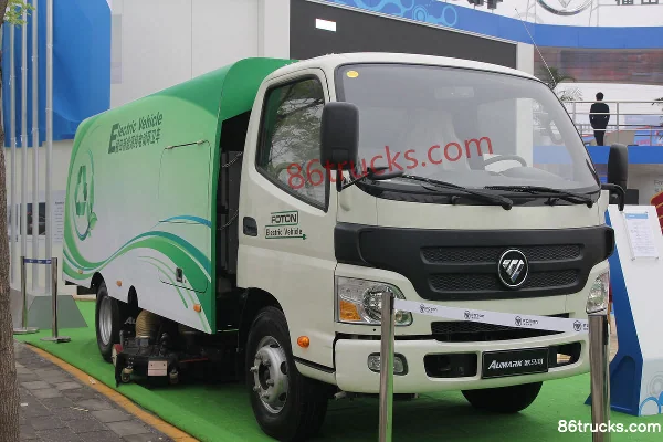 Foton Aumark 1 Series Electric Sanitation Garbage Truck 4X2(6 wheels) Exterior (3) | 86Trucks