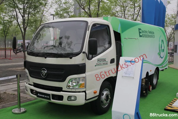 Foton Aumark 1 Series Electric Sanitation Garbage Truck 4X2(6 wheels) Exterior (2) | 86Trucks