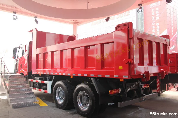 FAW Jiefang J6P Heavy Truck 350hp 6X4(10 wheels) 5.6m Dump Truck Exterior (3) | 86Trucks