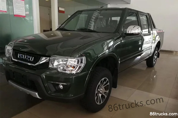 Qingling Isuzu T17 3.0T Diesel 131hp 4WD Double Cab Pickup Exterior (2) | 86Trucks