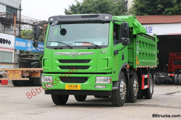 FAW Jiefang Qingdao Long V 220 hp 6X2(8 wheels) 4.5m Dump Truck Exterior (3) | 86Trucks