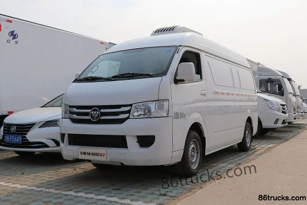 Foton utilitaire Fenjing G9 161 ch 4X2(6 roues) camion frigorifique (marque Songchuan) Extérieur (2) | 86Trucks