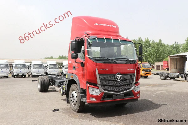 Foton Auman R-Series 240 hp 4X2(6 wheels) 7.8m van cargo truck (hydraulic tailgate) Exterior