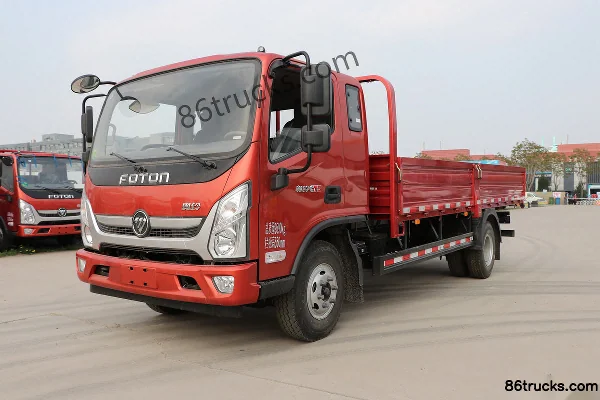 Foton Aoling CTS 143 ch 4X2(6 roues) camion porteur à ridelles 4,8 m cabine demi-avancée Extérieur (3) | 86Trucks