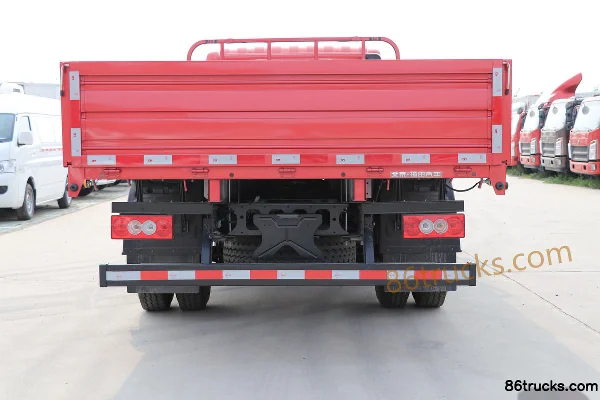 Foton Aoling CTS 143 ch 4X2(6 roues) camion porteur à ridelles 4,8 m cabine demi-avancée Carrosserie (1) | 86Trucks