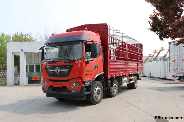 Dongfeng Commercial Vehicle Tianjin KR 260hp 6X2(8 wheels) 7.7m drop-side cargo truck Exterior (3) | 86Trucks