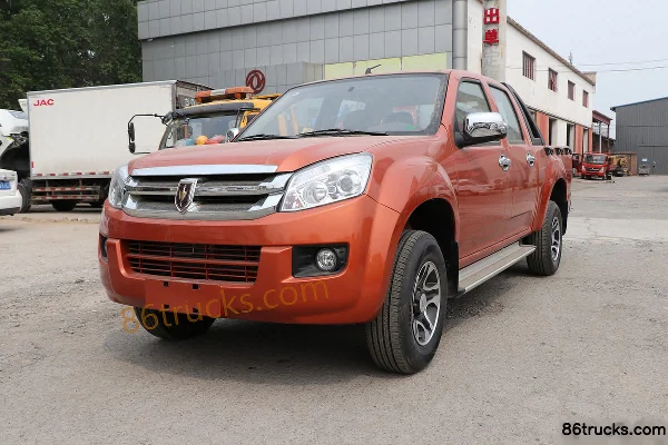 Jinbei Dalishen K5 2019 Elite 2.2L Gasoline 112hp 4WD Double Row Pickup Cab (3) | 86Trucks