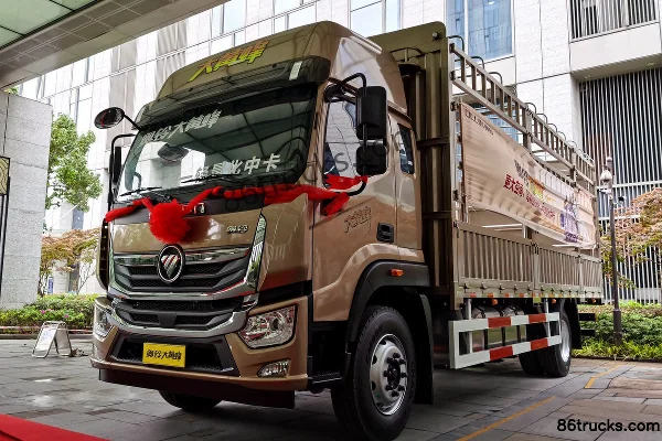 Foton Aoling Grand Frelon 210ch 4X2(6 roues) Camion porteur à ridelles 6,8 m cabine demi-avancée (toit surélevé) Extérieur (3) | 86Trucks