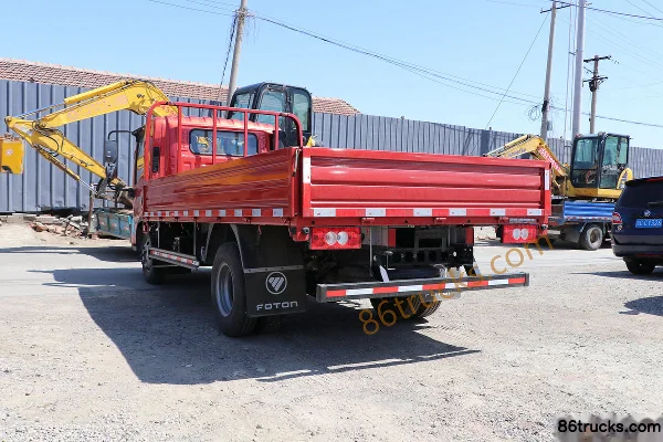 Foton Aoling Suyun 156 ch 4X2(6 roues) 4,17 m camion léger à ridelles simple cabine (China VI) Carrosserie (2) | 86Trucks