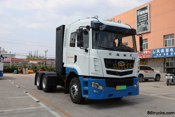 Hualing Hanma H7 Heavy Truck 6X4(10 wheels) Electric Tractor Truck 281.46 kWh Exterior