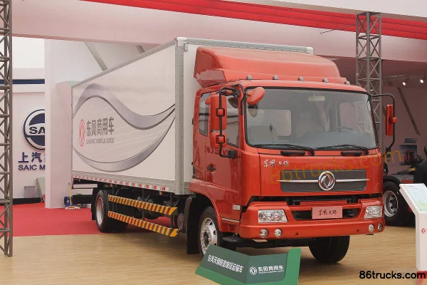 Dongfeng Commercial Vehicle Tianjin camion moyen 180 ch 4X2(6 roues) camion porteur fourgon 7,7 m Extérieur (3) | 86Trucks