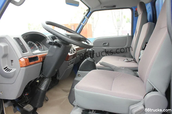 JMC Kairui 116 ch 4X2(6 roues) 4 m camion fourgon simple cabine (large) (2) | 86Trucks
