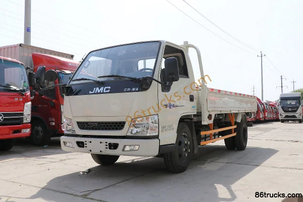 JMC Shunda narrow body 116ch 4X2(6 roues) 4.22m single-row camion porteur à ridelles Extérieur (3) | 86Trucks