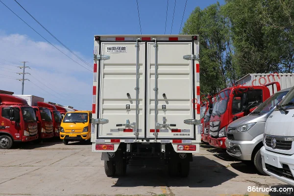 Foton Xiangling M2 Deluxe 1.6L 122 hp 4X2(6 wheels) Gasoline 2.7m double row van micro truck (China VI) Body (3) | 86Trucks