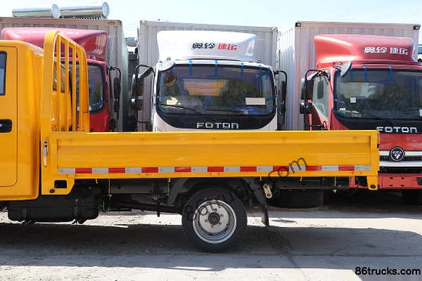 Ouling V5 série 129 ch 4X2(6 roues) camion plateau léger à cabine double 3,01 m (China VI) Carrosserie (1) | 86Trucks