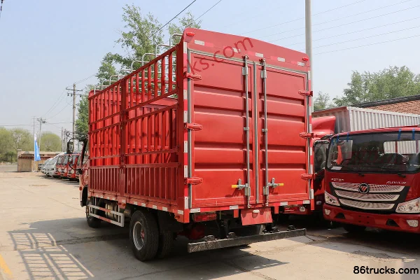 Dongfeng Duolika D6-L 140hp 4X2(6 wheels) 4.2m single-row guardrail light truck (China VI) Body (3) | 86Trucks