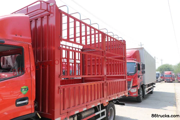 Dongfeng Duolika D6-L 140hp 4X2(6 wheels) 4.2m single-row guardrail light truck (China VI) Body (1) | 86Trucks