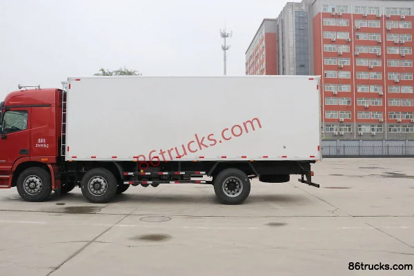 Foton AumanGTL 6 Series Heavy Truck 280 hp 6X2(8 wheels) 9.45m Refrigerated Truck (8-speed) Body (2) | 86Trucks