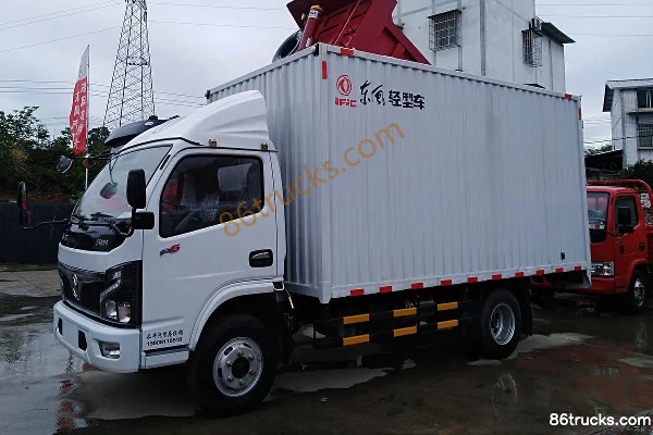 Dongfeng Furui Ka F6 131 hp 4X2(6 wheels) 4.2m single-row van light truck Exterior (3) | 86Trucks