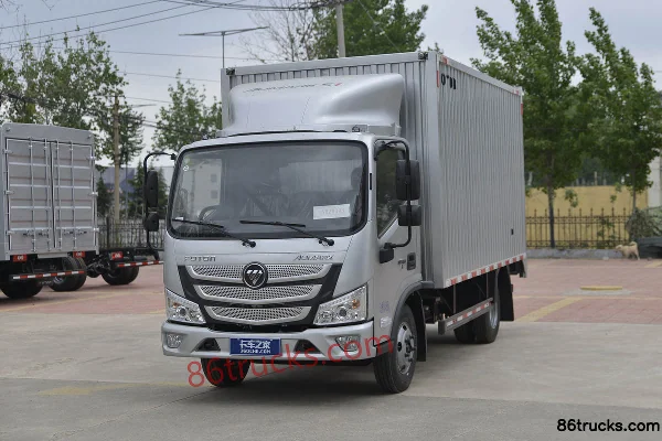 Foton Oumark S1 Series 131hp 4X2(6 wheels) 4.14m Single Row Van Light Truck (China VI) Exterior (3) | 86Trucks