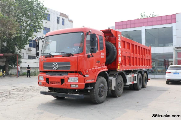 Dongfeng Commercial Vehicle Tianjin camion lourd 280 ch 8X4(12 roues) 6 m camion benne Extérieur (3) | 86Trucks