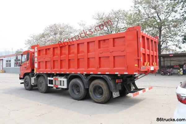 Dongfeng Commercial Vehicle Tianjin camion lourd 280 ch 8X4(12 roues) 6 m camion benne Carrosserie (2) | 86Trucks