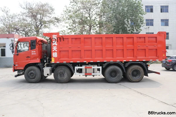 Dongfeng Commercial Vehicle Tianjin camion lourd 280 ch 8X4(12 roues) 6 m camion benne Carrosserie (1) | 86Trucks