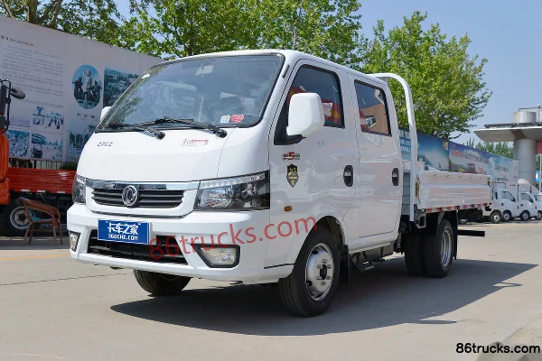 Dongfeng T5 1.6L 122 hp 4X2(6 wheels) Gasoline 2.99m Double Row Stake Truck (China VI) Exterior (3) | 86Trucks