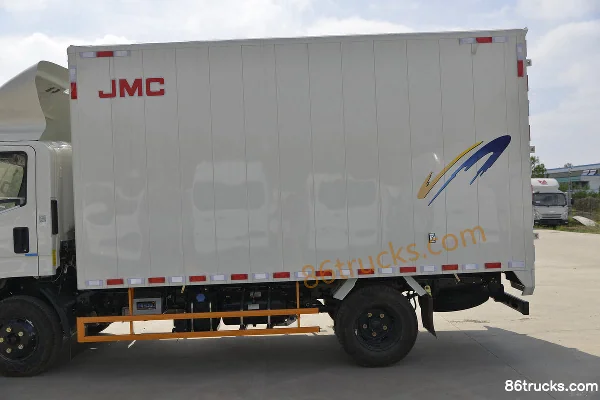 JMC Kaiyun Blue Whale Heavy-Duty Standard 129hp 4X2(6 wheels) 4.08m Single Row Van Light Truck (Wide Body) (2) | 86Trucks