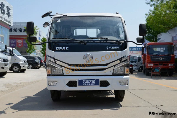 Dongfeng Duolika D6-S 2018 model 115hp 4X2(6 wheels) 3.87m single-row flatbed light truck Exterior (2) | 86Trucks