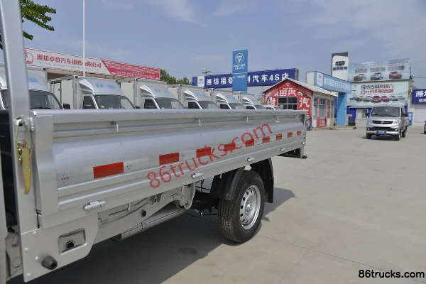 Foton Xiangling V1 1.6L 122hp 4X2(6 wheels) Gasoline 3.2m Single Row Flatbed Light Truck (Single Rear Wheel) (China VI) Body (1) | 86Trucks