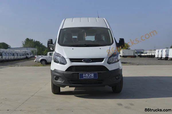 JMC New Transit 2020 121hp 6-Seat Short Wheelbase 2.0T Diesel Medium Roof Multi-Purpose Van Exterior (2) | 86Trucks
