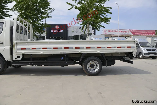 Foton Times Small Card Star 1 116 hp 4X2(6 wheels) 3.7m single-row flatbed mini truck Body (3) | 86Trucks