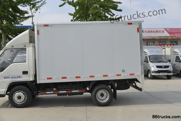 Foton Times Small Card Star 2 68hp 4X2(6 wheels) Diesel 3.3m Single Row Box Mini Truck Body (2) | 86Trucks