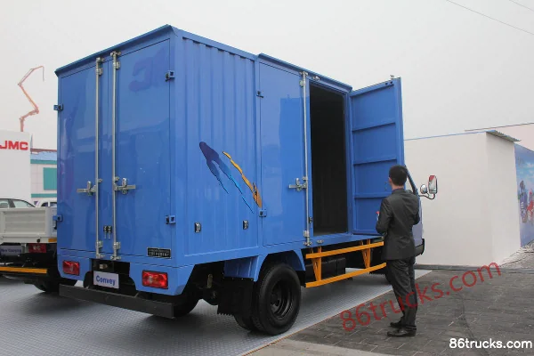 JMC Kairui 116 ch 4X2(6 roues) 4 m camion fourgon simple cabine (large) Extérieur (3) | 86Trucks