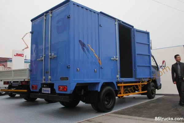JMC Kairui 116 ch 4X2(6 roues) 4 m camion fourgon simple cabine (large) Extérieur (2) | 86Trucks