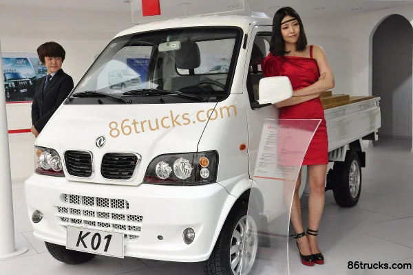 Dongfeng NEW K01 Series 2008 1.1L 52 hp 4X2(6 wheels) 2.5m Single Row Flatbed Micro Truck Exterior (2) | 86Trucks