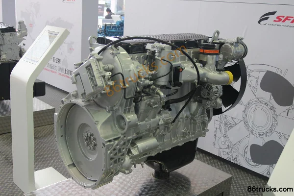 SAIC Fiat Powertrain Hongyan Cursor 9 C9.380 (F2CE0681B*B052) 380 hp 9L China III Diesel Engine Exterior (3) | 86Trucks