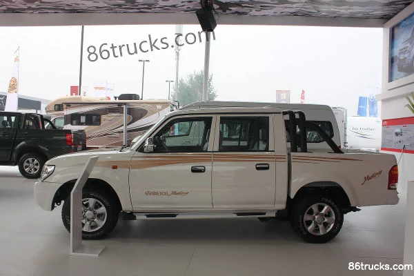 BAIC Yueling 2 roues motrices 2,5L diesel pick-up double cabine (3) | 86Trucks