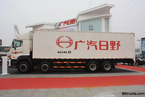 HINO 700 série poids lourd 380 ch 8X4(12 roues) camion porteur fourgon 9,6 m Extérieur (3) | 86Trucks