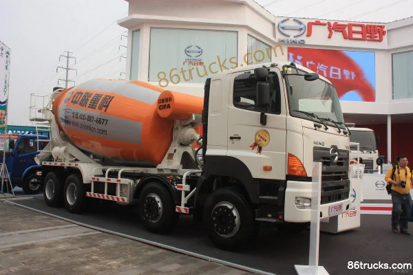 GAC HINO série 700 350 ch 8X4(12 roues) camion malaxeur Extérieur (3) | 86Trucks