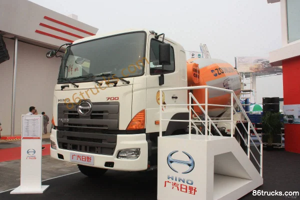 GAC HINO série 700 350 ch 8X4(12 roues) camion malaxeur Extérieur (2) | 86Trucks