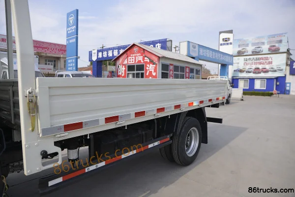 Foton Forland Small Card Star 75 hp 4X2(6 wheels) 4m single-row flatbed light truck Body (1) | 86Trucks