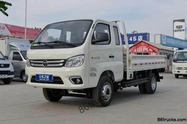 Foton Times Small Card Star 1 116hp 4X2(6 wheels) 3.33m Semi-row Flatbed Light Truck Exterior (3) | 86Trucks