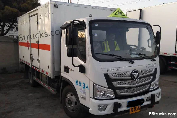 Foton Aumark S1 129hp 4X2(6 wheels) 4.08m Flammable Gas Van Transport Truck (Xier) Exterior