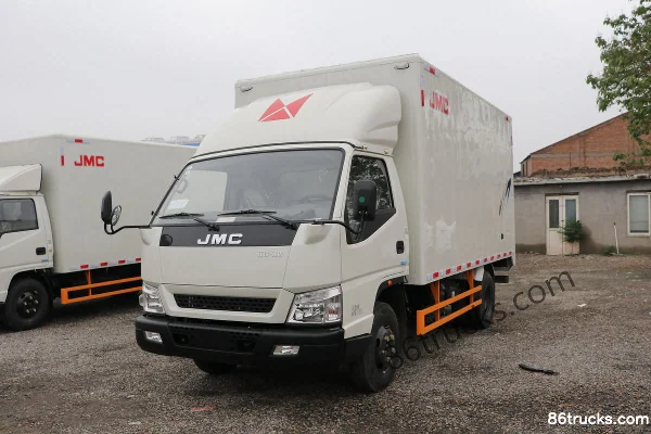 JMC Shunda Wide Body 116hp 4X2(6 wheels) 4.08m Single Row Van Light Truck (Air Brake)(China VI) Exterior (3) | 86Trucks
